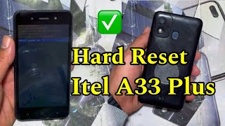 Hard Reset Itel A33 plus [upl. by Beacham]