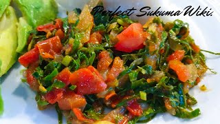 How to Cook Simple Sukuma Wiki  Kale Recipe Collard Greens Kenyan Greens [upl. by Rabah]