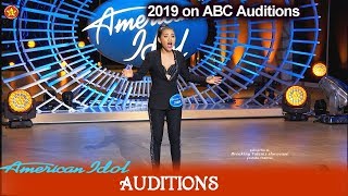 Myra Tran from Vietnam ”One Night Only” AWESOME  American Idol 2019 Auditions [upl. by Reece]