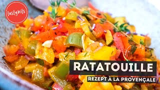 Ratatouille selber machen  Französisches Rezept mit Paprika amp Tomaten [upl. by Pellet835]