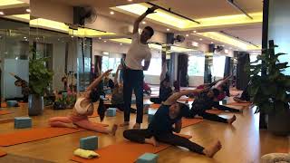 30 Minutes Hatha Yoga Intermediate Yoga  Master Praveen [upl. by Yamauchi940]