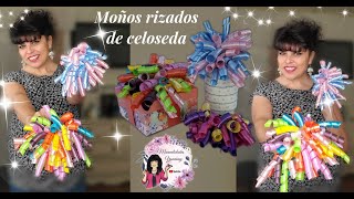 🎀 MOÑOS RIZADOS PARA ADORNAR REGALOS🎁 CURLY BOWS [upl. by Xonk730]