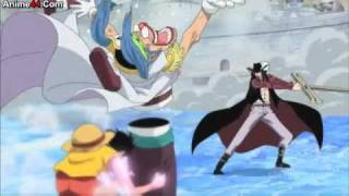 One PieceCaptan Buggy Vs Strongest Swords Man Mihawk [upl. by Ellevart792]