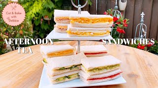 AFTERNOON TEA SANDWICHES RECIPE [upl. by Aurel]