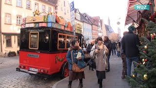 Weihnachtsmarkt in Rothenburg ob der Tauber [upl. by Kcirddec390]