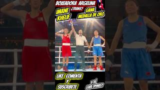 BOXEADORA quotTRANSquot IMANE KHELIF GANA EL ORO EN BOXEO FEMENINO JUEGOS OLÍMPICOS boxeo jjoo shorts [upl. by Ytram805]