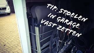 Tip stoelen vast zetten in de garage van de camper [upl. by Elmo]