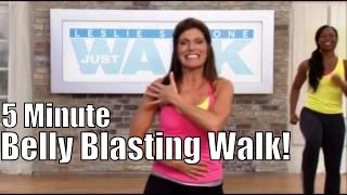 5 Minute Belly Blasting Walk [upl. by Blancha]