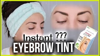 Eyebrow Tinting at Home  Godefroy Instant Eyebrow Tint [upl. by Eimorej950]