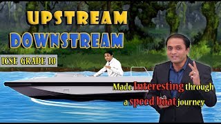 Class X  ICSE board  Maths  Quadratic  Upstream Downstream [upl. by Yelrah]