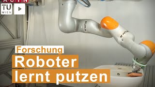 Roboter lernt Waschbeckenputzen [upl. by Eniliuqcaj]