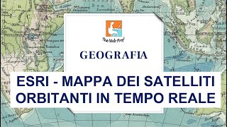 ESRI  Mappa dei satelliti orbitanti in tempo reale [upl. by Lamonica]