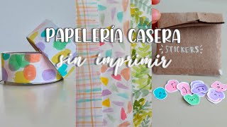 Haz tu propia papelería casera sin imprimir🥞pt1 [upl. by Nnylimaj]