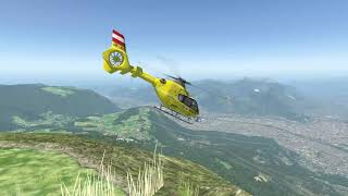 XPlane 11 EC135v4 PLUS MOD MissionX Medevac Mission [upl. by Roby]