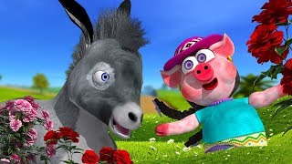 There Was a Donkey  Zenons Farm Nursery Rhymes  The Children Kingdom [upl. by Freemon]