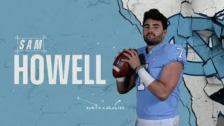 UNC QB Sam Howells highlight reel 🐏 🏈  ESPN College Football [upl. by Acissehc]