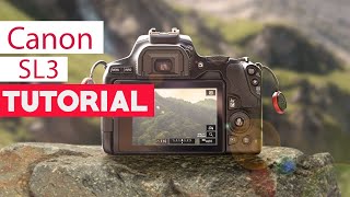 Canon SL3 Tutorial  Beginners Guide [upl. by Adahsar156]