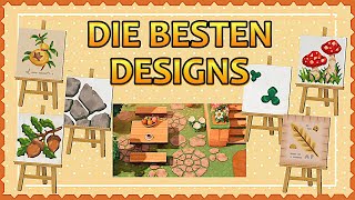 Die BESTEN Custom DESIGNS in Animal Crossing New Horizons  Part 1 [upl. by Eerb]