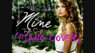 Taylor Swift  Mine Piano Cover HQ Audio [upl. by Nalor402]