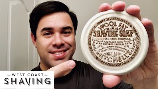 Mitchells Wool Fat Shaving Soap  The Daily Shave [upl. by Aia554]