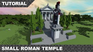 Minecraft Small Roman Temple Tutorial amp Download [upl. by Maggio]