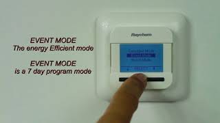 RAYCHEM NRGDM Floor Heating Thermostats Programmation [upl. by Taddeo]