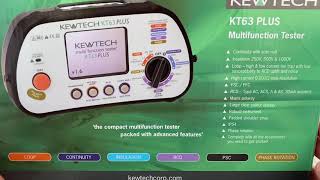 Kewtech Kt63plus [upl. by Idnak]