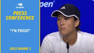 Garbine Muguruza Press Conference  2022 US Open Round 3 [upl. by Anilesor906]