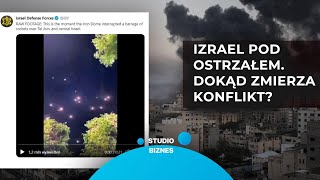 Grad rakiet nad Izraelem Do czego doprowadzi eskalacja konfliktu w Strefie Gazy [upl. by Llerrat]