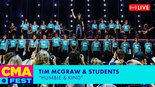 Tim McGraw Brings Students Onstage and Moves the Audience at CMA Fest  CMA Fest 2023 [upl. by Lajes]