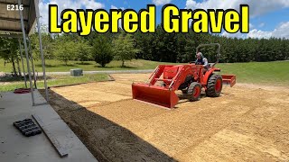 Building a Gravel Driveway with Road Base  2A Limestone [upl. by Evante]