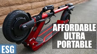 The Affordable UltraPortable Electric Scooter  Uscooters ETwow Booster Sport Review [upl. by Ajnat]