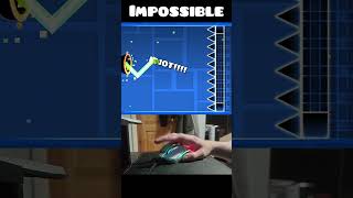 Geometry Dash Impossible Click 🤔 shorts [upl. by Anirdnajela553]