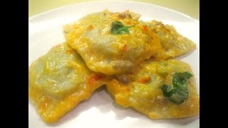 ravioli three fillings رفيولى بثلاث حشوات [upl. by Sinclare]