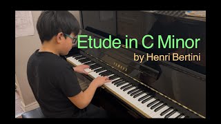 Etude in C Minor op32 no34 by Henri BertiniRCM Lv9 [upl. by Kerred]