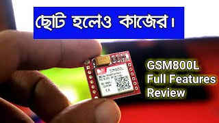 GSM SIM800L Module Full Features and Review [upl. by Anelleh415]