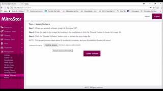 Processo de atualização de firmware HGU Mitrastar [upl. by Lichter861]