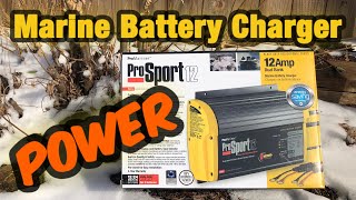 Pro Mariner Pro Sport 12  Marine Battery Charger Install [upl. by Luzader]