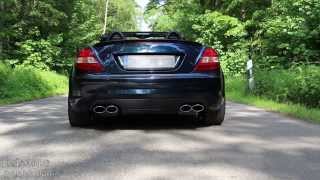 Mercedes Benz SLK 350  R171 Acceleration and Sound [upl. by Dovev924]