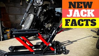 How and When To Use A Motorcycle Jack Lift [upl. by Redlac802]