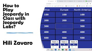 Jeopardy Game with Jeopardy Labs Super Easy [upl. by Beshore]