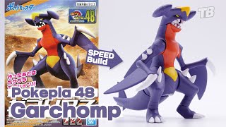 Pokemon Plamo Collection 48 Garchomp SPEED BUILD [upl. by Afton]