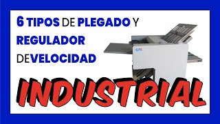 📃 Plegadora de papel y documentos PROFESIONAL con 4 bolsas PMA DT 900 [upl. by Yllil]