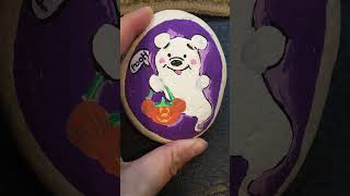 PAINTING  Pooh Boo with Mickey Bucket rockpainting [upl. by Gothurd]