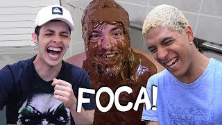 DESAFIO TENTE NÃO RIR  O PULO DA FOCA feat Caracol Raivoso [upl. by Winna905]