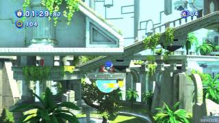 Sonic Generations PS3  Part 3  Sky Sanctuary Zone  Act 01  02 [upl. by Trotter]