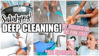 DEEP CLEANING MOTIVATION  THE PINK STUFF REVIEW  EXTREME CLEAN WITH ME 2021 [upl. by Suertemed]