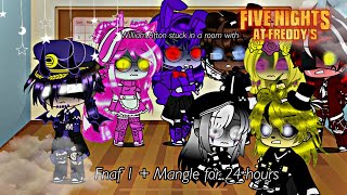 ❤️✨William Afton stuck in a room with Fnaf 1  Mangle for 24 hoursgachaclub fnaf ❤️✨ [upl. by Akirret]