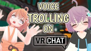 LOLI VOICE TROLLING ON VRCHAT  quotcsama being csamaquot [upl. by Langille]