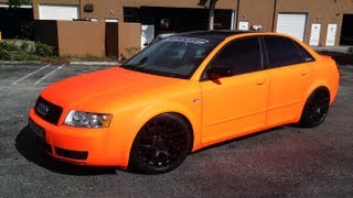 Firebelly Orange Plast Dipped Car  Pro Car Kit  Matte Florescent Orange [upl. by Aleuqahs]